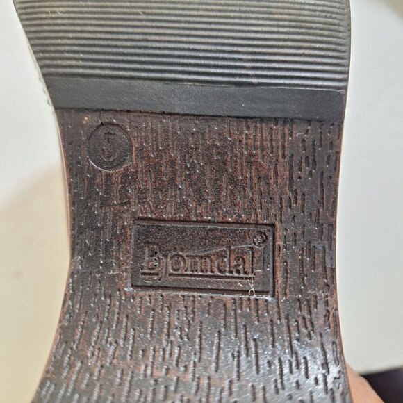 Bjorndal Womens brown clogs 5 - Picture 3 of 6